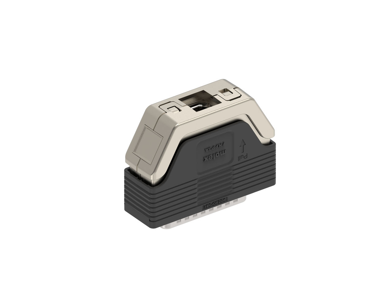 Molex EasyLock D-Sub 连接器后壳。